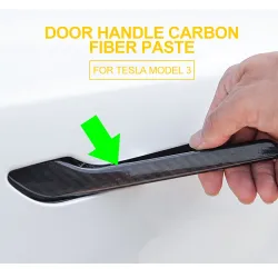 Modèle Tesla 3 - porte porte autocollant protecteur - 4 pièces